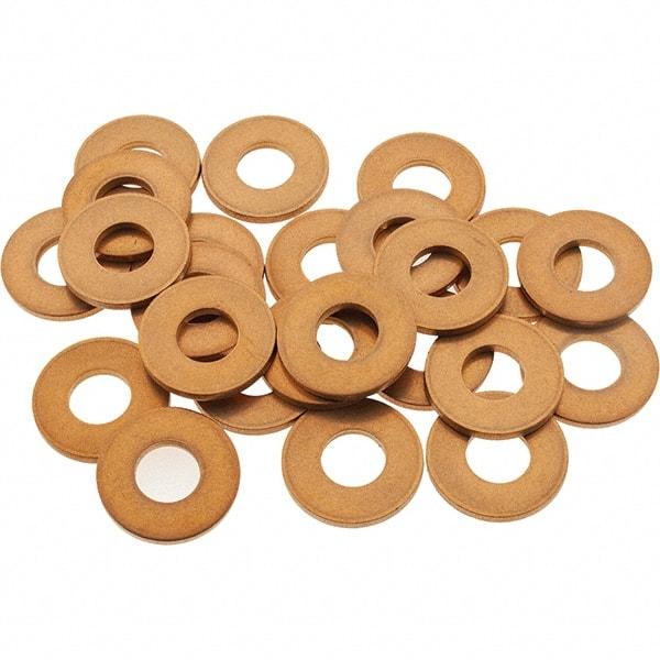 Value Collection - 1/4" Screw, Silicon Bronze Standard Flat Washer - 5/16" ID x 11/16" OD, 1-1/16" Thick - All Tool & Supply