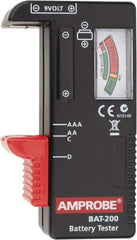 Amprobe - 0.9 VAC to 9 VAC, Battery Tester - Analog Display - All Tool & Supply