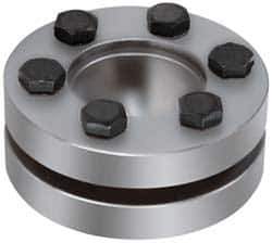 Climax Metal Products - M6 Thread, 68mm Bore Diam, 4.528" OD, Shaft Locking Device - 10 Screws, 23,722 Lb Axial Load, 4.528" OAW, 0.906" Thrust Ring Width, 2,646 Ft/Lb Max Torque - All Tool & Supply