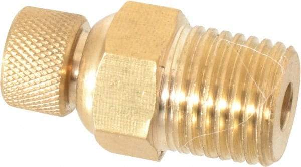 Value Collection - Brass Thumb-Screw Valve Drain Cock & Shutoff Valve - 1/4 Thread, 200 Max psi - All Tool & Supply