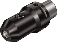 Sandvik Coromant - C6 Outside Modular Connection, 1" Hole Diam, Capto to Weldon Straight Shank Adapter - 85.01mm Projection, 48.4mm Nose Diam, 123.014mm OAL, Through Coolant - Exact Industrial Supply