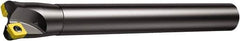 Sandvik Coromant - 25mm Cut Diam, 8mm Max Depth of Cut, 20mm Shank Diam, 7.0866" OAL, Indexable Chamfer & Angle End Mill - Multiple Insert Styles, Cylindrical Shank, 10° Lead Angle, Through Coolant - All Tool & Supply