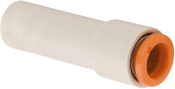 SMC PNEUMATICS - 5/32" OD, Brass/Polybutylene Push-to-Connect Plug-In Reducer - 145 Max psi, 1/4" Stem Diam - All Tool & Supply