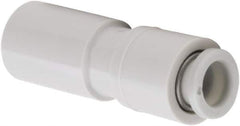 SMC PNEUMATICS - 4mm OD, Brass/Polybutylene Push-to-Connect Plug-In Reducer - 145 Max psi, 10mm Stem Diam - All Tool & Supply