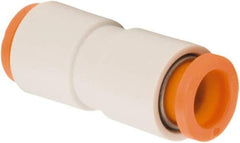 SMC PNEUMATICS - 6mm OD, Brass/Polybutylene Push-to-Connect Union - 145 Max psi - All Tool & Supply