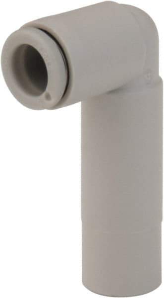 SMC PNEUMATICS - 3.2mm OD, Brass/Polybutylene Push-to-Connect Plug-In Reducer Elbow - 145 Max psi, 4mm Stem Diam - All Tool & Supply