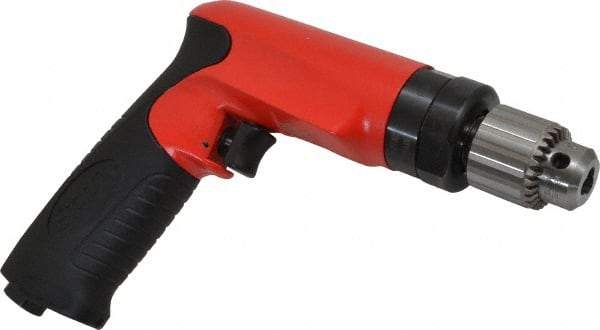 Sioux Tools - 1/4" Keyed Chuck - Pistol Grip Handle, 6,000 RPM, 14.16 LPS, 30 CFM, 1 hp - All Tool & Supply