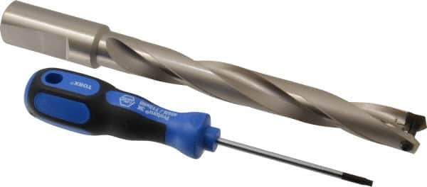 Guhring - 20.5 to 20.99mm Diam, 151mm Max Depth, 1" Shank Diam, 183mm Flute, 243mm OAL, Replaceable Tip Drill - HT 800 WP Insert, Series 4109 - All Tool & Supply