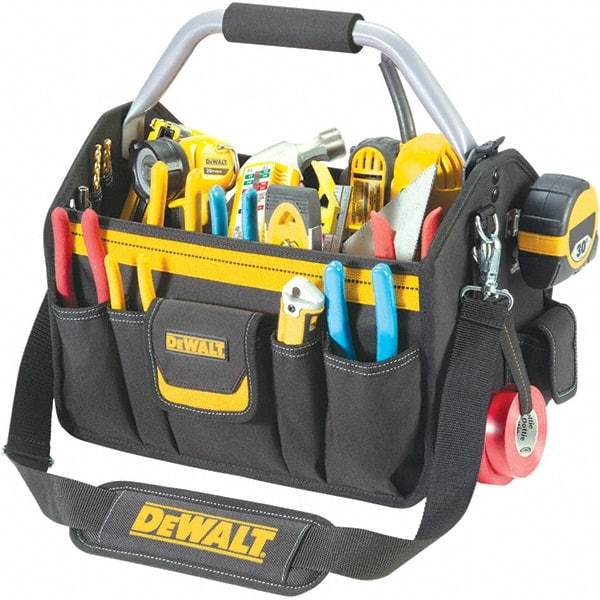 CLC - 26 Pocket Black & Yellow Polyester Tool Tote - 18" Wide x 8-1/2" Deep x 8" High - All Tool & Supply