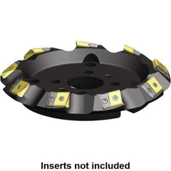 Kennametal - 10" Cut Diam, 17.15mm Max Depth, 2-1/2" Arbor Hole, 9 Inserts, LPNU 86.. Insert Style, Indexable Copy Face Mill - MEGA Cutter Style, 8,850 Max RPM, 2-3/8 High, Series MEGA - All Tool & Supply