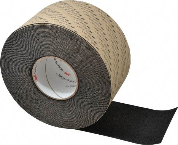 3M - Black Solid Color Anti-Slip Vinyl Tape - 4" Wide x 60' Long - All Tool & Supply