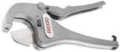 Ridgid - 1/2" to 1-5/8" Pipe Capacity, Ratcheting Tube & Pipe Cutter - Cuts Plastic, Rubber, PVC, CPVC - All Tool & Supply