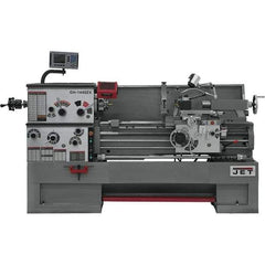 Jet - 14" Swing, 40" Between Centers, 230 Volt, Triple Phase Engine Lathe - 7MT Taper, 7-1/2 hp, 42 to 1,800 RPM, 3-1/8" Bore Diam, 30" Deep x 58" High x 77-1/2" Long - All Tool & Supply