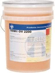 Master Fluid Solutions - Trim OV 2200, 5 Gal Pail Cutting & Grinding Fluid - Straight Oil, For Thread Rolling - All Tool & Supply