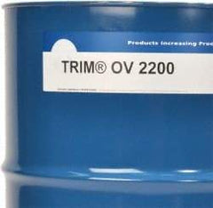 Master Fluid Solutions - Trim OV 2200, 54 Gal Drum Cutting & Grinding Fluid - Straight Oil, For Thread Rolling - All Tool & Supply