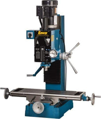 Enco - 1 Phase, Mill Drill Combination - 37-1/2" Table Length x 28" Table Width, 22" Longitudinal Travel, 8" Cross Travel, 6 Spindle Speeds, 2 hp, 220 Volts - All Tool & Supply