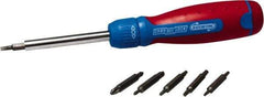 Channellock - Mini-Ratchet Bit Screwdriver Kit - Phillips, Slotted, Square, Torx, Nut Driver - All Tool & Supply