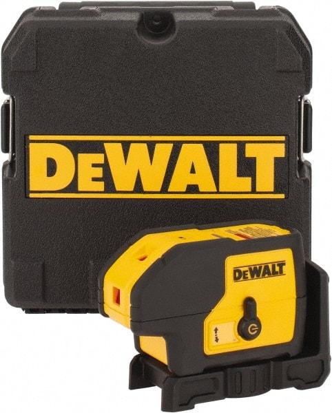 DeWALT - 3 Beam 100' Max Range Self-Leveling Laser - Red Beam, 1/8" at 30' Accuracy, 5" Long x 2-1/4" Wide x 3-3/4" High - All Tool & Supply