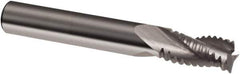 Guhring - 1/4", 3/4" LOC, 1/4" Shank Diam, 2-1/2" OAL, 3 Flute, Solid Carbide Square End Mill - Single End, Uncoated, Spiral Flute, 30° Helix, Right Hand Cut, Right Hand Flute, Series 3184 - All Tool & Supply