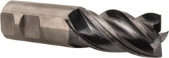 Kennametal - 1-1/4" Diam 4 Flute Solid Carbide 0.015" Chamfer Width Corner Chamfer End Mill - All Tool & Supply