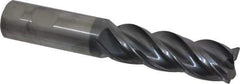 Kennametal - 1", 4 Flute, Solid Carbide, 0.06" Corner Radius End Mill - 6" OAL, 3" LOC - All Tool & Supply