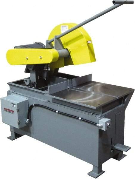 Kalamazoo - 20" Blade Diam, 1" Arbor Hole, Straight Chop & Cutoff Saw - 2,500 RPM, 15 hp, 220/440 Volts, 3 Phase - All Tool & Supply