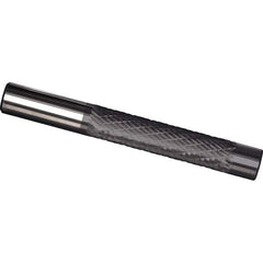 Made in USA - 1/8" Diam, 1" LOC, Solid Carbide Diamond Pattern Router Bit - Right Hand Cut, 3" OAL, 1/8" Shank Diam, Use on Cast Iron, Stainless, Steel, Titanium - All Tool & Supply