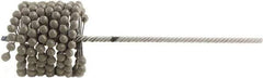 Brush Research Mfg. - 3" to 3-1/4" Bore Diam, 80 Grit, Aluminum Oxide Flexible Hone - Medium, 13-1/2" OAL - All Tool & Supply