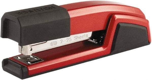 Stanley Bostitch - 25 Sheet Full Strip Desktop Stapler - Red - All Tool & Supply