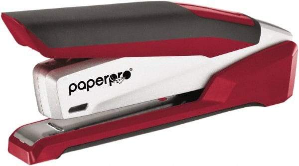 PaperPro - 28 Sheet Full Strip Desktop Stapler - Red & Silver - All Tool & Supply