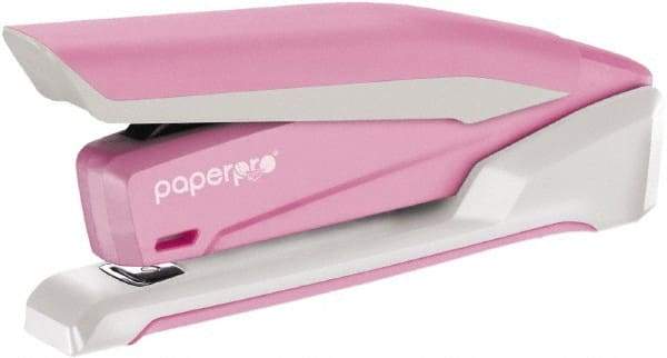 PaperPro - 20 Sheet Long Reach Stapler - Pink & White - All Tool & Supply