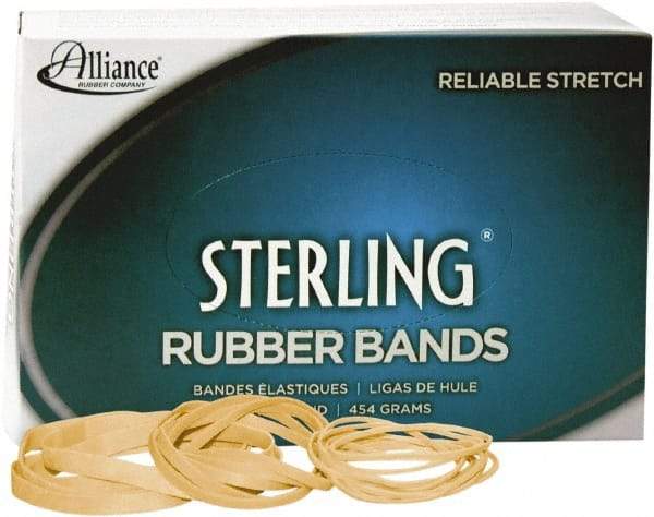 Alliance - 1" Circumference, 1/16" Wide, Ergonomic Rubber Band Strapping - 7,100 Pieces - All Tool & Supply