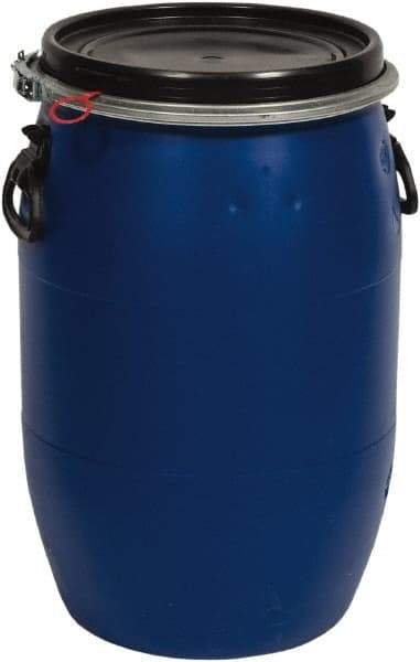 SEYMOUR-MIDWEST - 15 Gal, Polypropylene Round Blue Bucket/Pail - Handle & Lid Included - All Tool & Supply