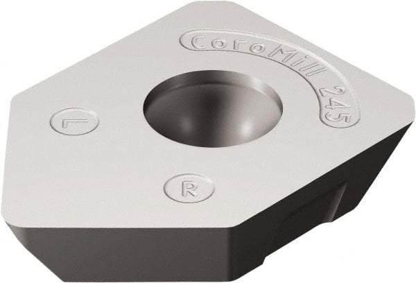 Sandvik Coromant - R24512T3 W Grade CB50 Carbide Milling Insert - Uncoated, 3.97mm Thick, 13.4mm Inscribed Circle, 2.5mm Corner Radius - All Tool & Supply