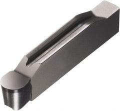 Sandvik Coromant - 0300N123 Grade 7015, 3mm Cutting Width CBN Grooving Insert - 2.5mm Max Depth of Cut, Neutral, 1.5mm Corner Radius, TiN Finish - All Tool & Supply