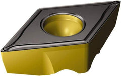 Sandvik Coromant - TRDC1304 F Grade 4325 Carbide Turning Insert - TiCN/AI2O3/TiN Finish, 55° Diamond, 11mm Inscr Circle, 5.525mm Thick, 1/64" Corner Radius - All Tool & Supply