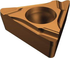 Sandvik Coromant - TCGT221 K Grade 1125 Carbide Turning Insert - TiAlN/AlCr2O3 Finish, 60° Triangle, 1/4" Inscr Circle, 1/8" Thick, 1/64" Corner Radius - All Tool & Supply