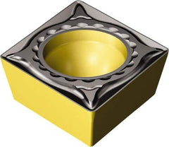 Sandvik Coromant - CPMT32.52 PM Grade 4315 Carbide Turning Insert - TiCN/AI2O3/TiN Finish, 80° Diamond, 3/8" Inscr Circle, 5/32" Thick, 1/32" Corner Radius - All Tool & Supply