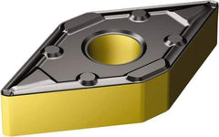 Sandvik Coromant - DNMX433 WF Grade 3225 Carbide Turning Insert - TiCN/AI2O3/TiN Finish, 55° Diamond, 1/2" Inscr Circle, 3/16" Thick, 3/64" Corner Radius - All Tool & Supply