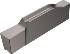 Sandvik Coromant - GN123 GE Grade CB20, 3mm Cutting Width CBN Grooving Insert - Neutral, 0.2mm Corner Radius, Uncoated - All Tool & Supply