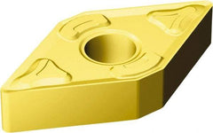 Sandvik Coromant - DNMG432 XM Grade GC30 Carbide Turning Insert - TiCN/AI2O3/TiN Finish, 55° Diamond, 1/2" Inscr Circle, 3/16" Thick, 1/32" Corner Radius - All Tool & Supply