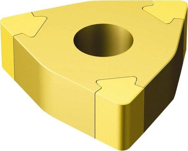 Sandvik Coromant - WNGA331 WH Grade 7015 CBN Turning Insert - TiN Finish, 80° Trigon, 1/4" Inscr Circle, 3/16" Thick, 1/64" Corner Radius - All Tool & Supply