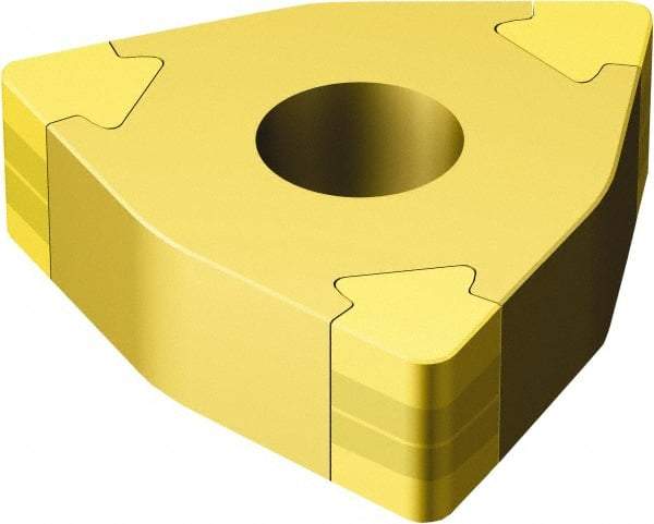 Sandvik Coromant - WNGA331 WG Grade 7525 CBN Turning Insert - 80° Trigon, 3/8" Inscr Circle, 3/16" Thick, 1/64" Corner Radius - All Tool & Supply