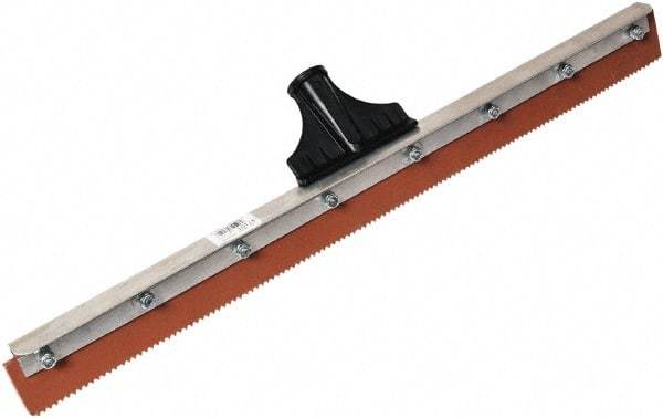 SEYMOUR-MIDWEST - 23-15/16" Rubber Blade Floor Squeegee - Threaded End, Single Edge, Aluminum Holder - All Tool & Supply