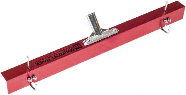 SEYMOUR-MIDWEST - Sled Style Gauge Rake - 24" Wide, Aluminum Head - All Tool & Supply