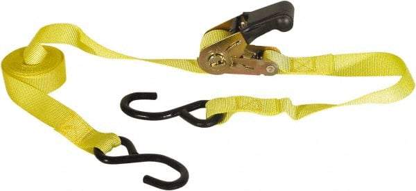 Buyers Products - 12' Long x 1" Wide, 1,800 Lb Basket Capacity, Nylon Web Sling - Yellow - All Tool & Supply