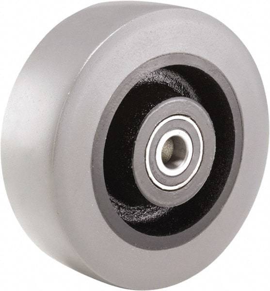 Hamilton - 6 Inch Diameter x 2 Inch Wide, Polyurethane on Cast Iron Caster Wheel - 1,620 Lb. Capacity, 2-1/2 Inch Hub Length, 3/4 Inch Axle Diameter, Tapered Roller Bearing - All Tool & Supply