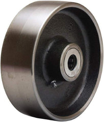 Hamilton - 6 Inch Diameter x 2 Inch Wide, Forged Steel Caster Wheel - 2,000 Lb. Capacity, 2-1/4 Inch Hub Length, 5/8 Inch Axle Diameter, Straight Roller Bearing - All Tool & Supply