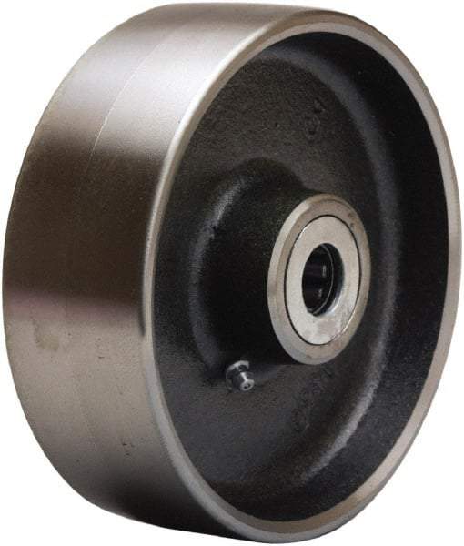 Hamilton - 6 Inch Diameter x 2 Inch Wide, Forged Steel Caster Wheel - 2,000 Lb. Capacity, 2-1/4 Inch Hub Length, 1 Inch Axle Diameter, Straight Roller Bearing - All Tool & Supply