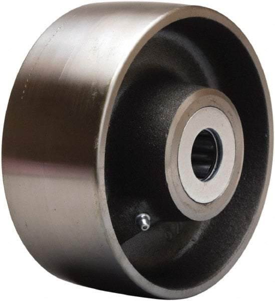 Hamilton - 6 Inch Diameter x 2-1/2 Inch Wide, Forged Steel Caster Wheel - 4,500 Lb. Capacity, 3-1/4 Inch Hub Length, 1-15/16 Inch Axle Diameter, Plain Bore Bearing - All Tool & Supply